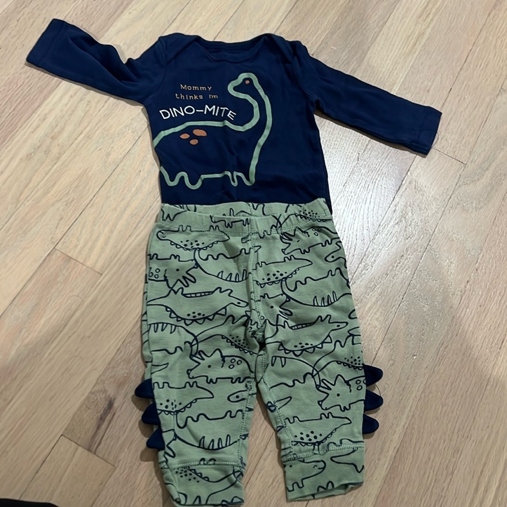 Carters Dino outfit